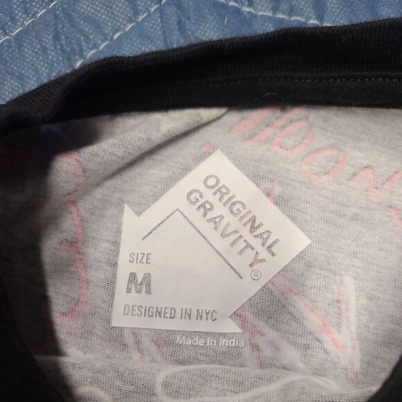 Original Gravity Streetwear graffiti T-shirt Men's Size M Grunge NYC Goth - Picture 4 of 7